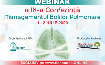 WEBINAR: a IX-a Conferință Managementul Bolilor Pulmonare