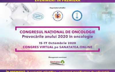15-17.10.2020 | WEBINAR Congresul Național de Oncologie