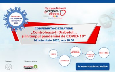 14.11.2020 | Controlează-ți Diabetul …și în timpul pandemiei de COVID-19