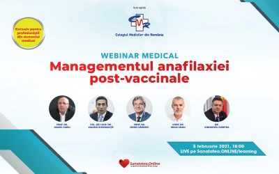 05.02.2021 | WEBINAR Managementul anafilaxiei post-vaccinale