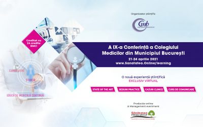 21-24.04.2021 | A IX-a Conferință a Colegiului Medicilor din Municipiul București