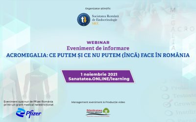 01.11.2021 | ACROMEGALIA: Ce putem și ce nu putem (încă) face în România