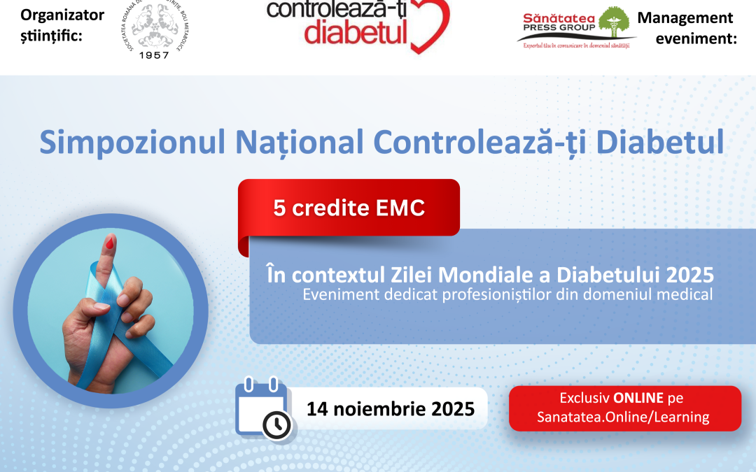 14 noiembrie 2025 | Simpozionul Național Controleaza-ți Diabetul