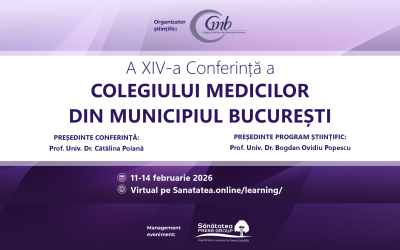 11-14.02.2026 | A XIV-A Conferință a Colegiului Medicilor din Municipiul București