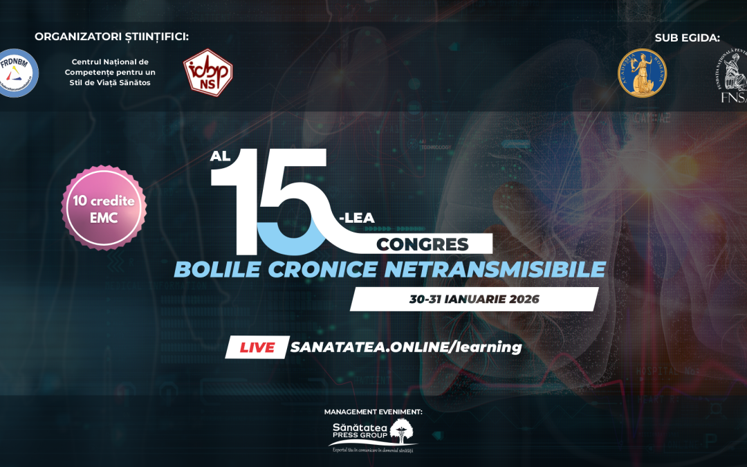 30-31.01.2026 | Al XV-lea Congres Bolile Cronice Netransmisibile