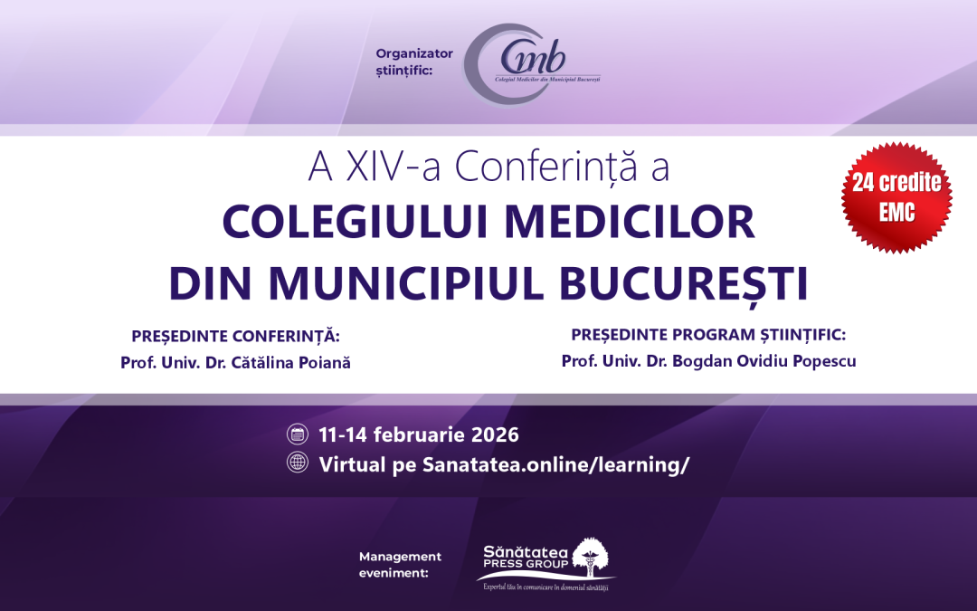 11-14.02.2026 | A XIV-A Conferință a Colegiului Medicilor din Municipiul București