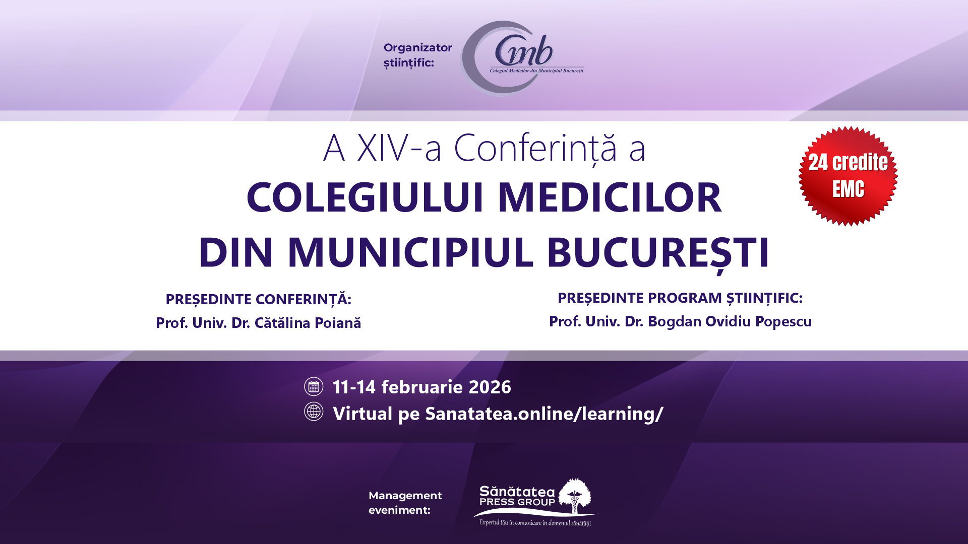 cover credite conferinta cmmb 2026