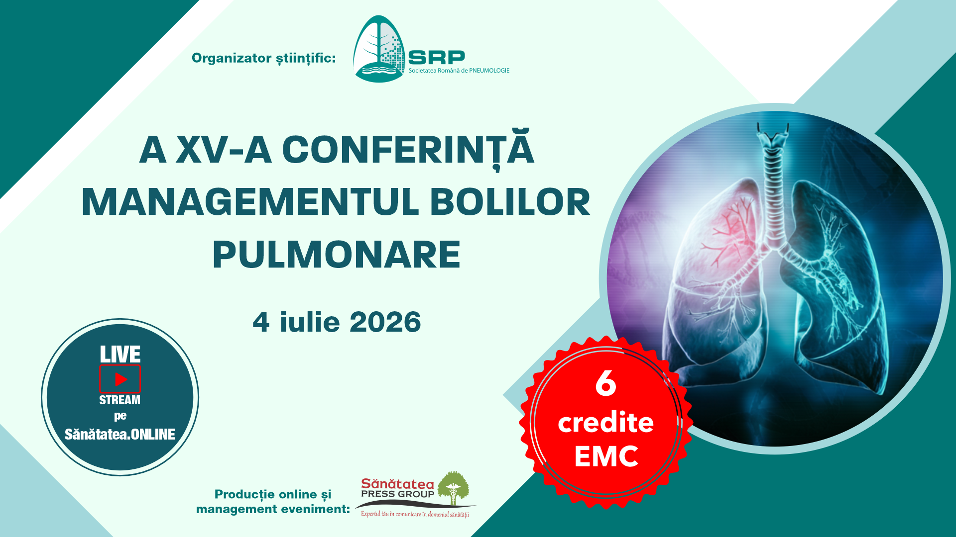 a 14 a conferinta managementul bolilor pulmonare vizual acreditat 1920x1080