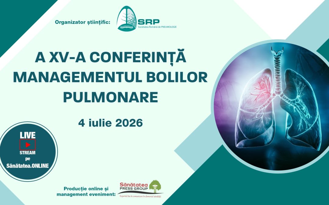 4 iulie 2026 | A V-a Conferință Managementul Bolilor Pulmonare