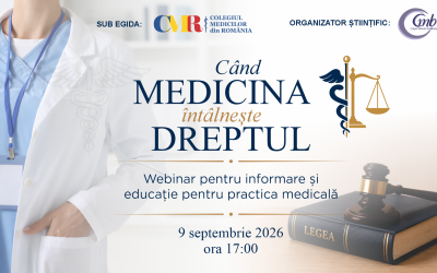 9 septembrie 2026 | Când Medicina întâlnește Dreptul
