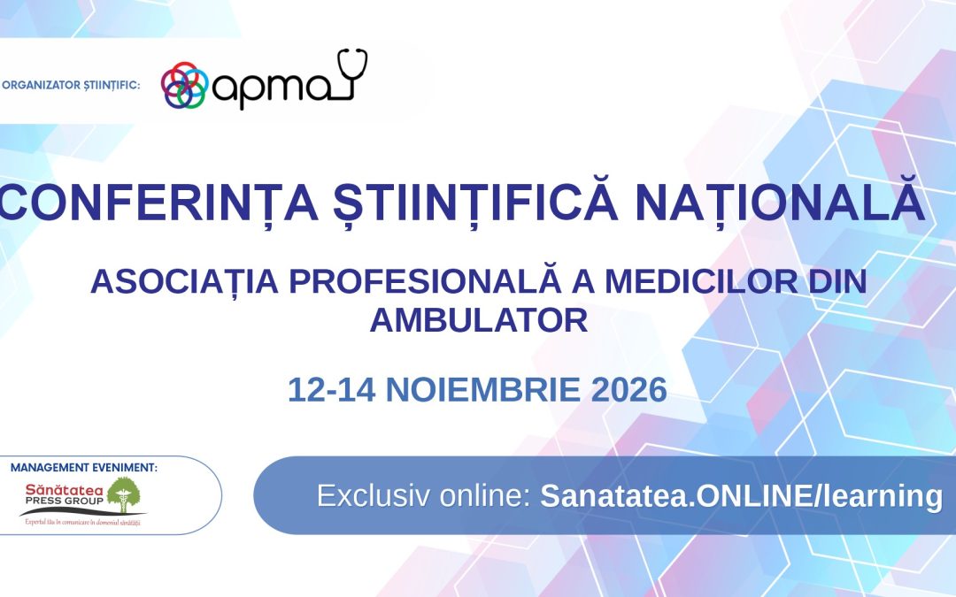 12-14 noiembrie 2026 | Conferința Științifică Națională – APMA 2026
