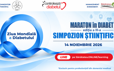 14 noiembrie 2026 | Simpozionul Național Controlează Diabetul